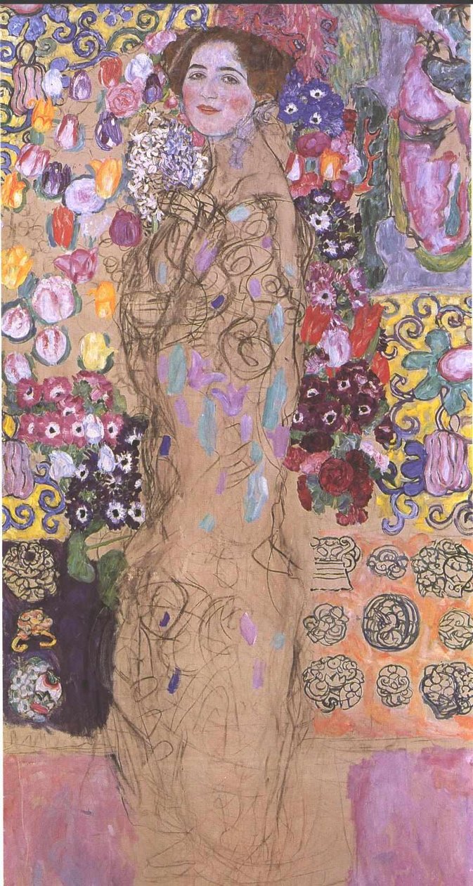 Portret Marii Munki autorstwa Gustav Klimt