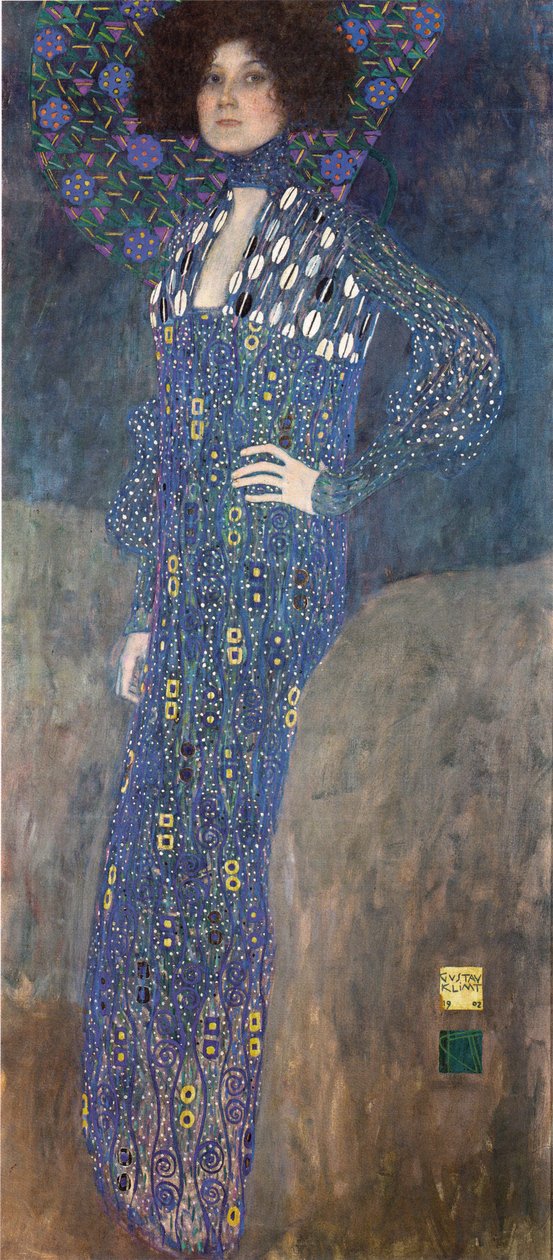 Portret Emilie Flöge autorstwa Gustav Klimt