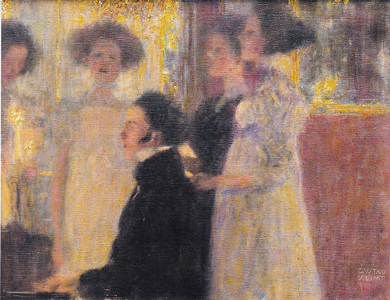 Schubert przy fortepianie autorstwa Gustav Klimt