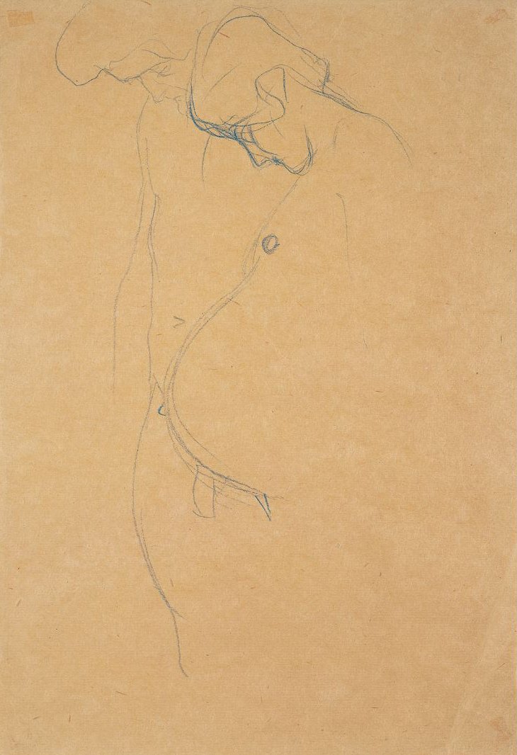 Kobieta w ciąży z mężem autorstwa Gustav Klimt