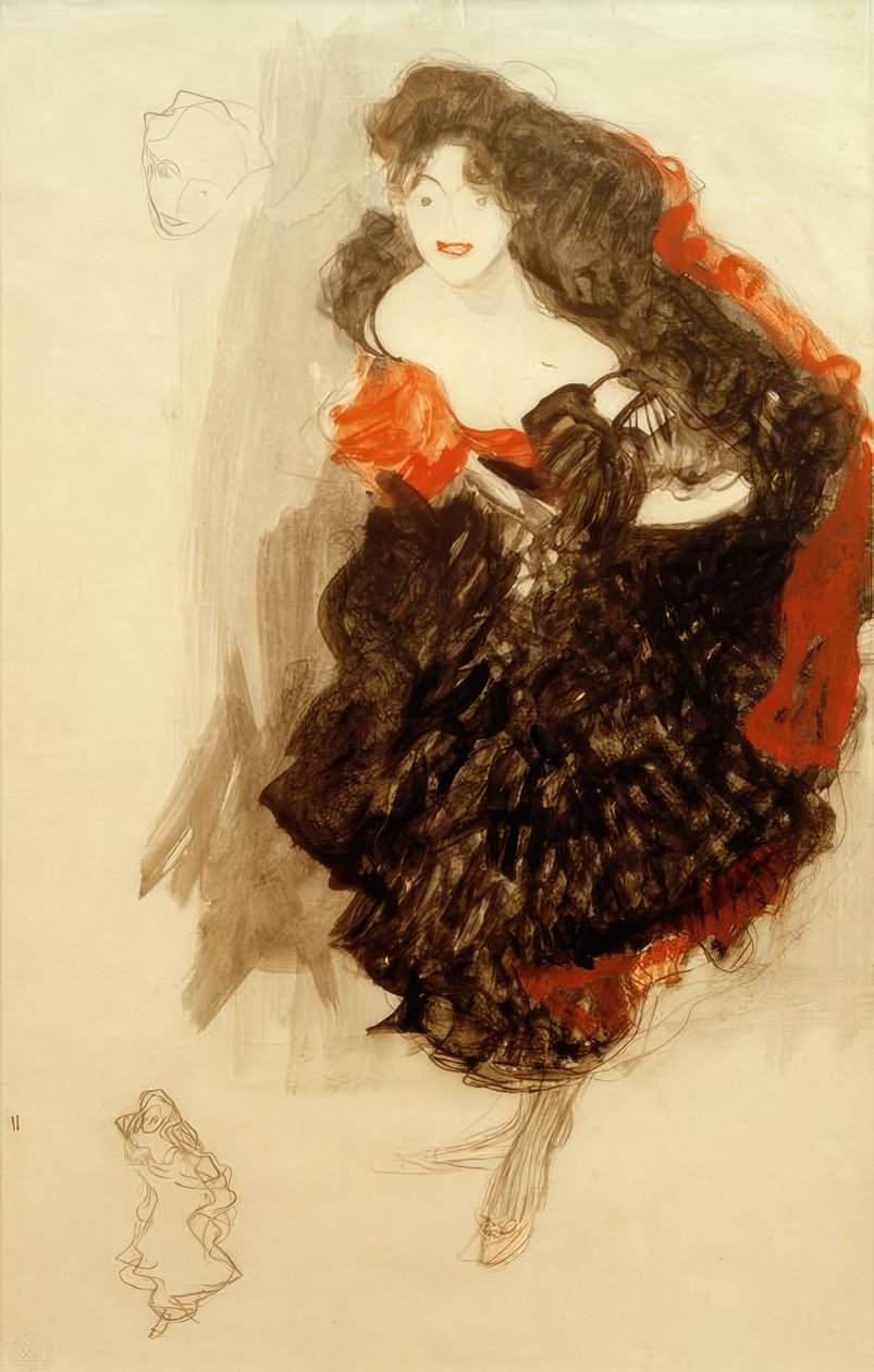 Studium o Judycie II autorstwa Gustav Klimt