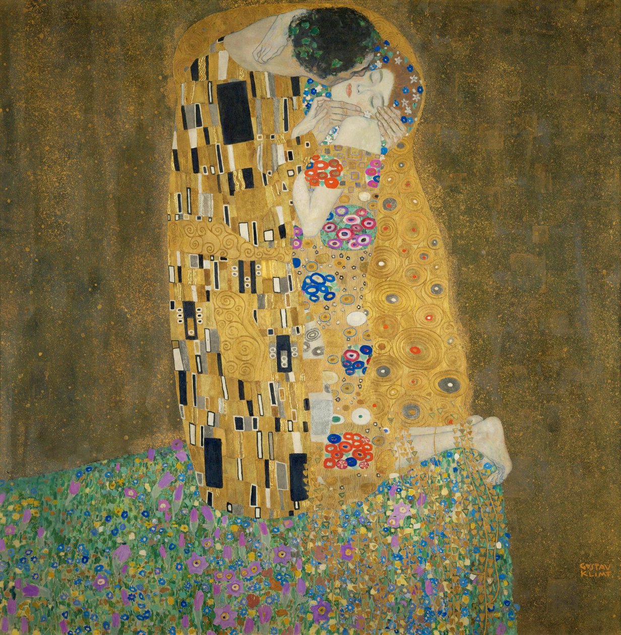 Pocałunek autorstwa Gustav Klimt