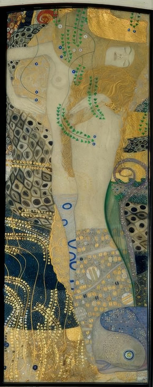 Węże wodne I. autorstwa Gustav Klimt