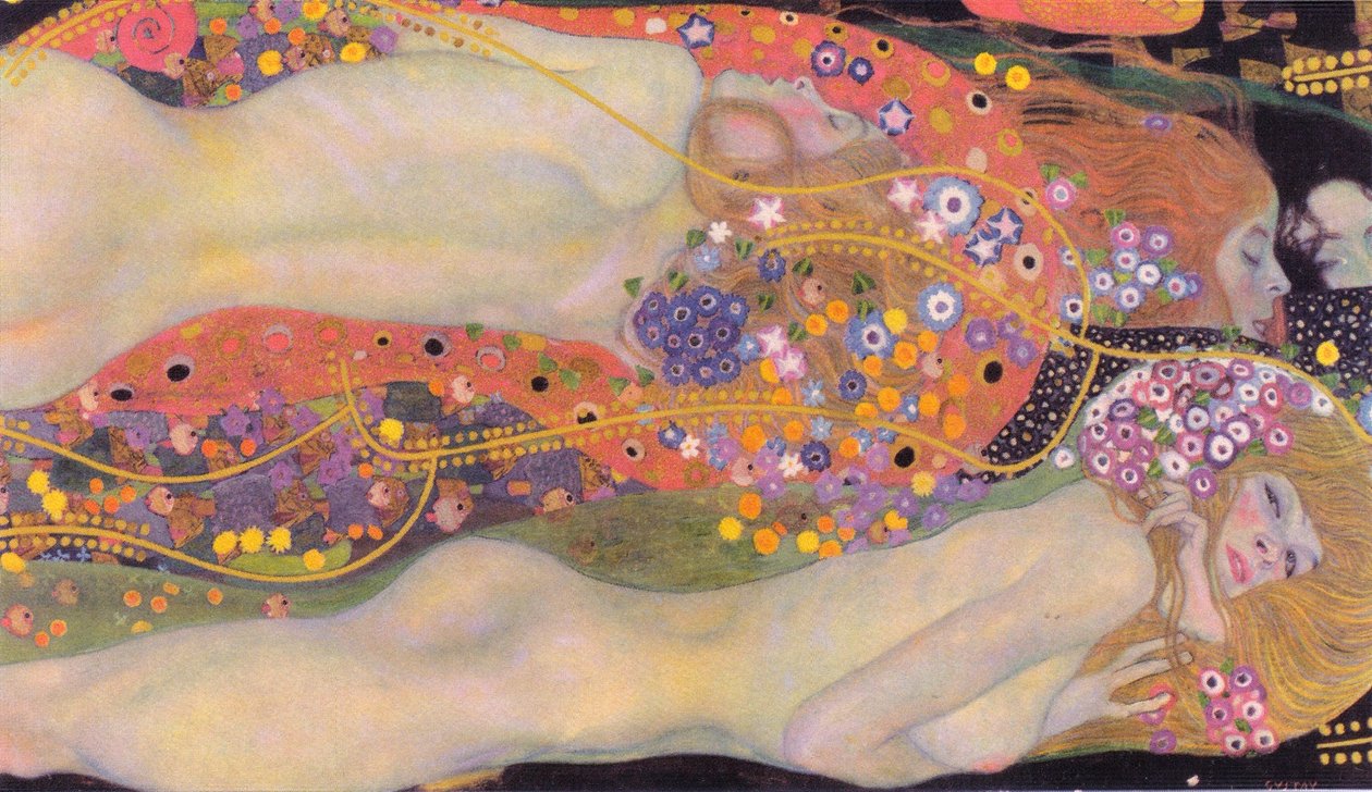 Węże wodne II (dziewczyny) autorstwa Gustav Klimt