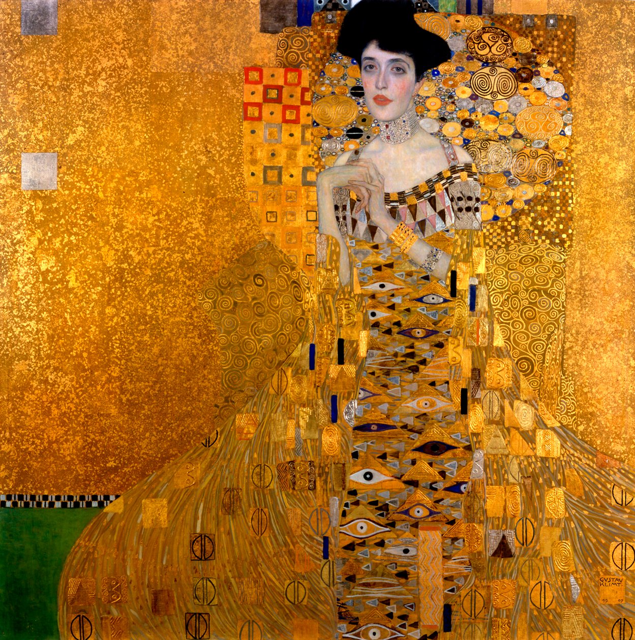 Adele Bloch-Bauer I, 1907 autorstwa Gustav Klimt