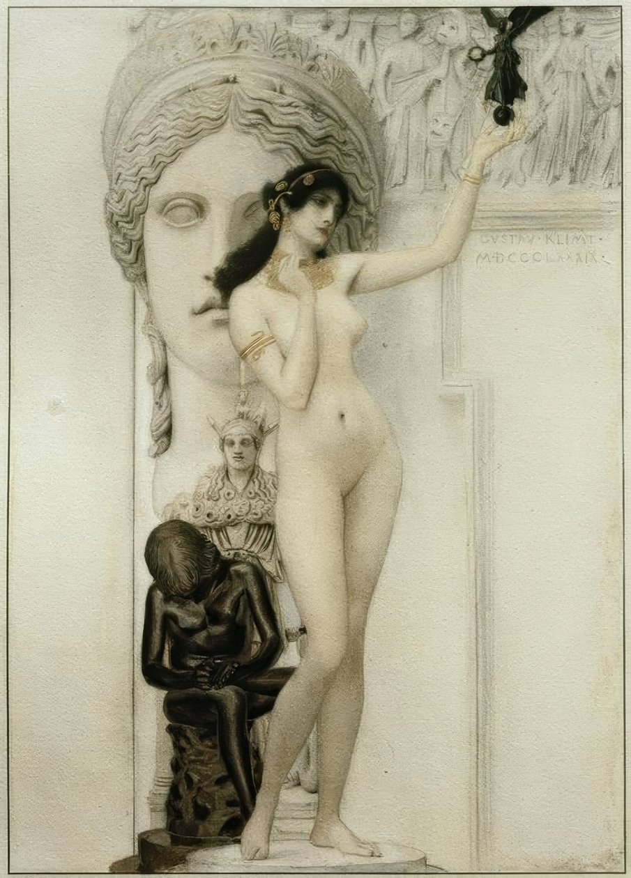 Alegoria Rzeźby autorstwa Gustav Klimt