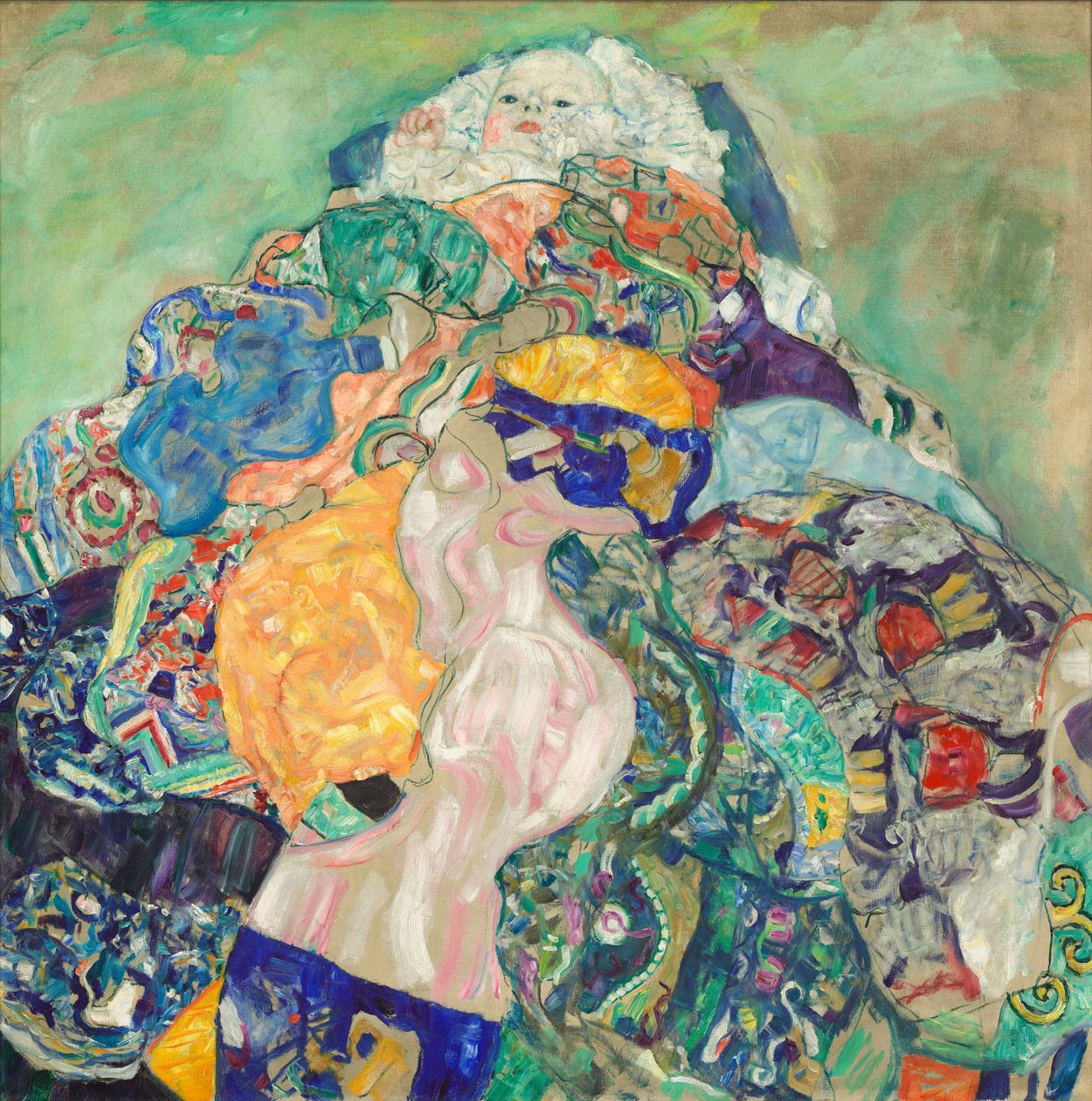 Dziecko (kołyska) autorstwa Gustav Klimt