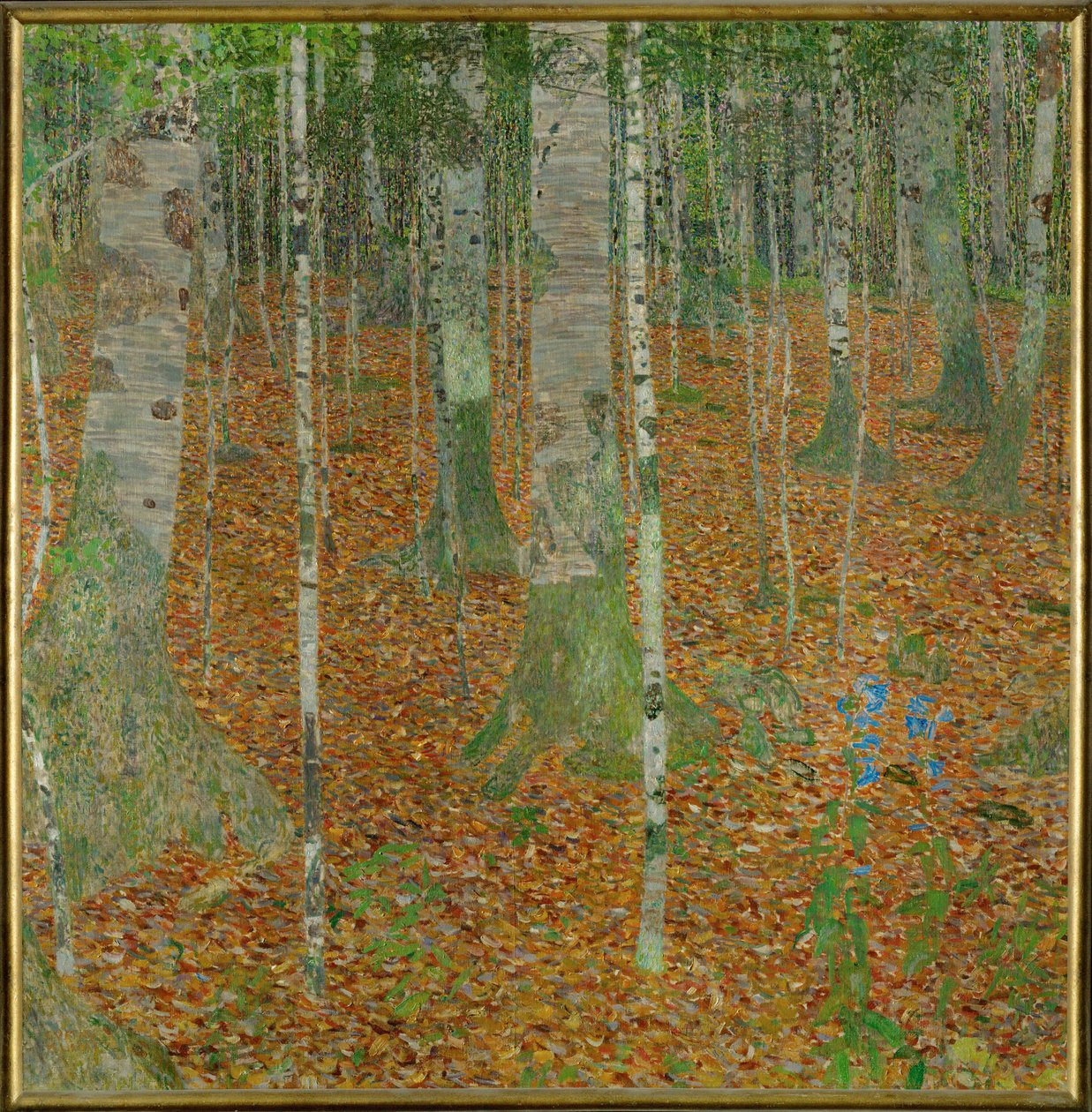 Las Bukowy (Birch Woods) autorstwa Gustav Klimt