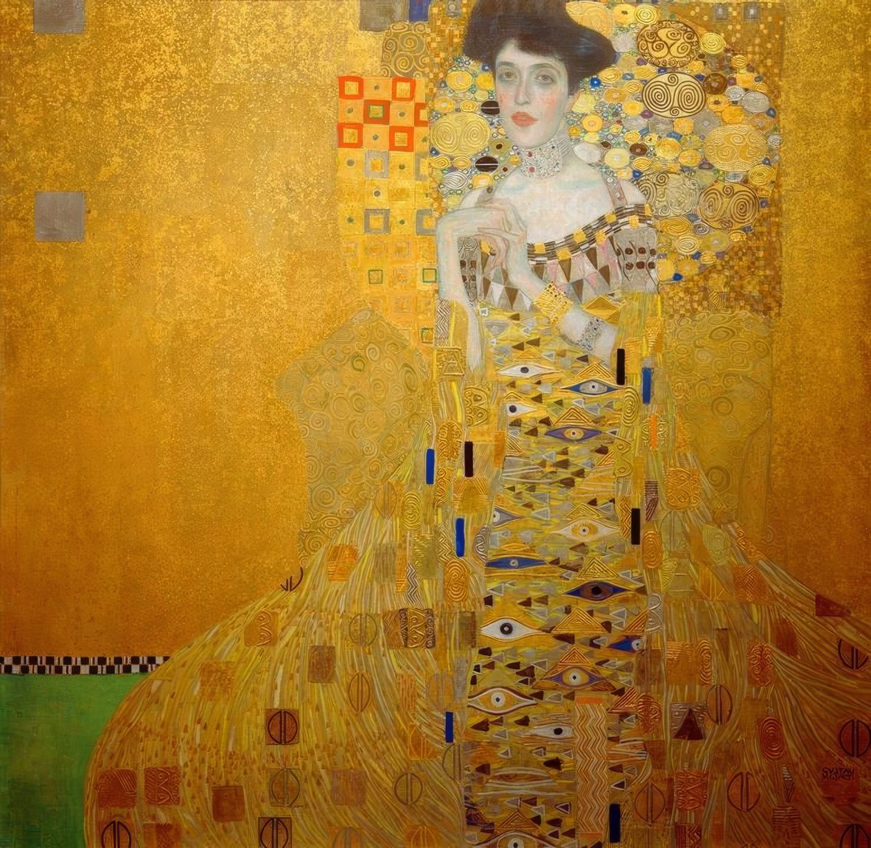 Portret Adele Bloch-Bauer I autorstwa Gustav Klimt