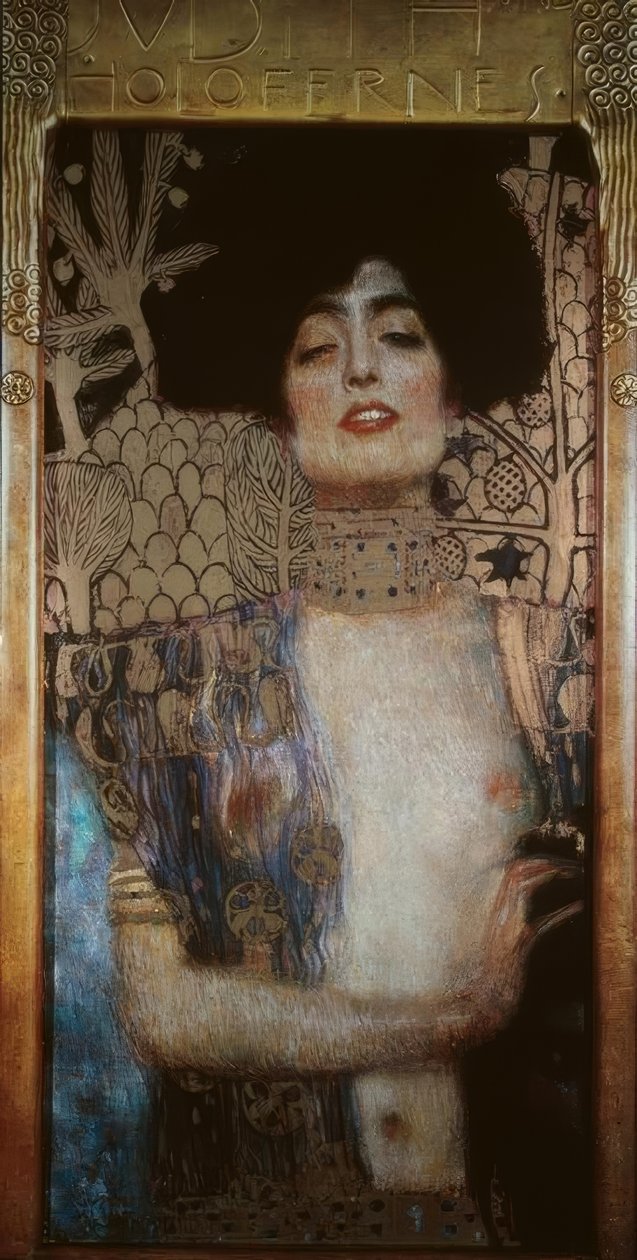 Judyta z głową Holofernesa autorstwa Gustav Klimt