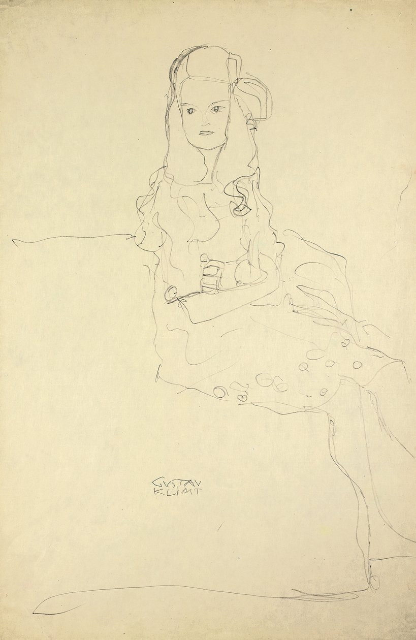 Mada Primavesi, ok. 1912 autorstwa Gustav Klimt