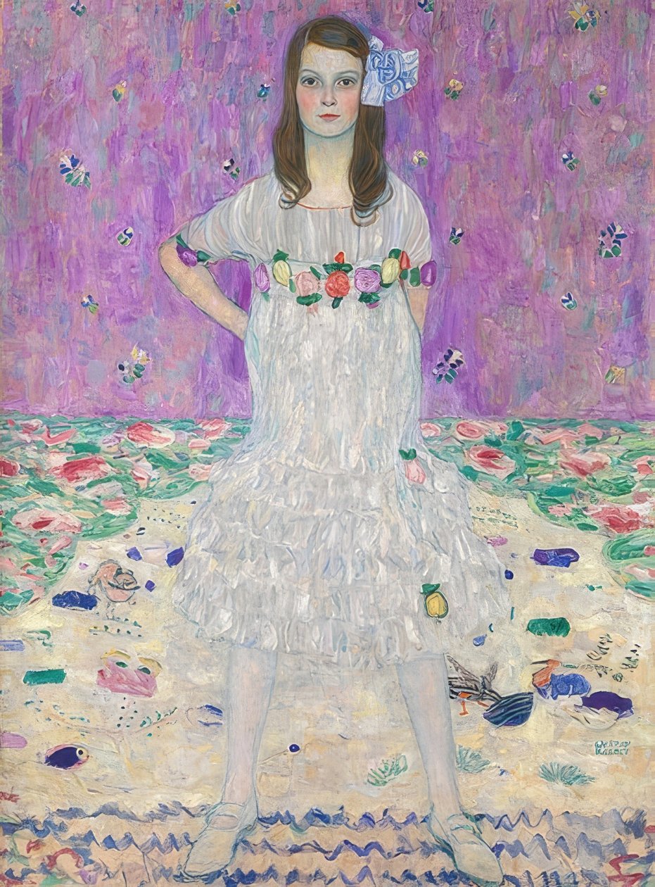 Mäda Primavesi (1903?2000). 1912 autorstwa Gustav Klimt