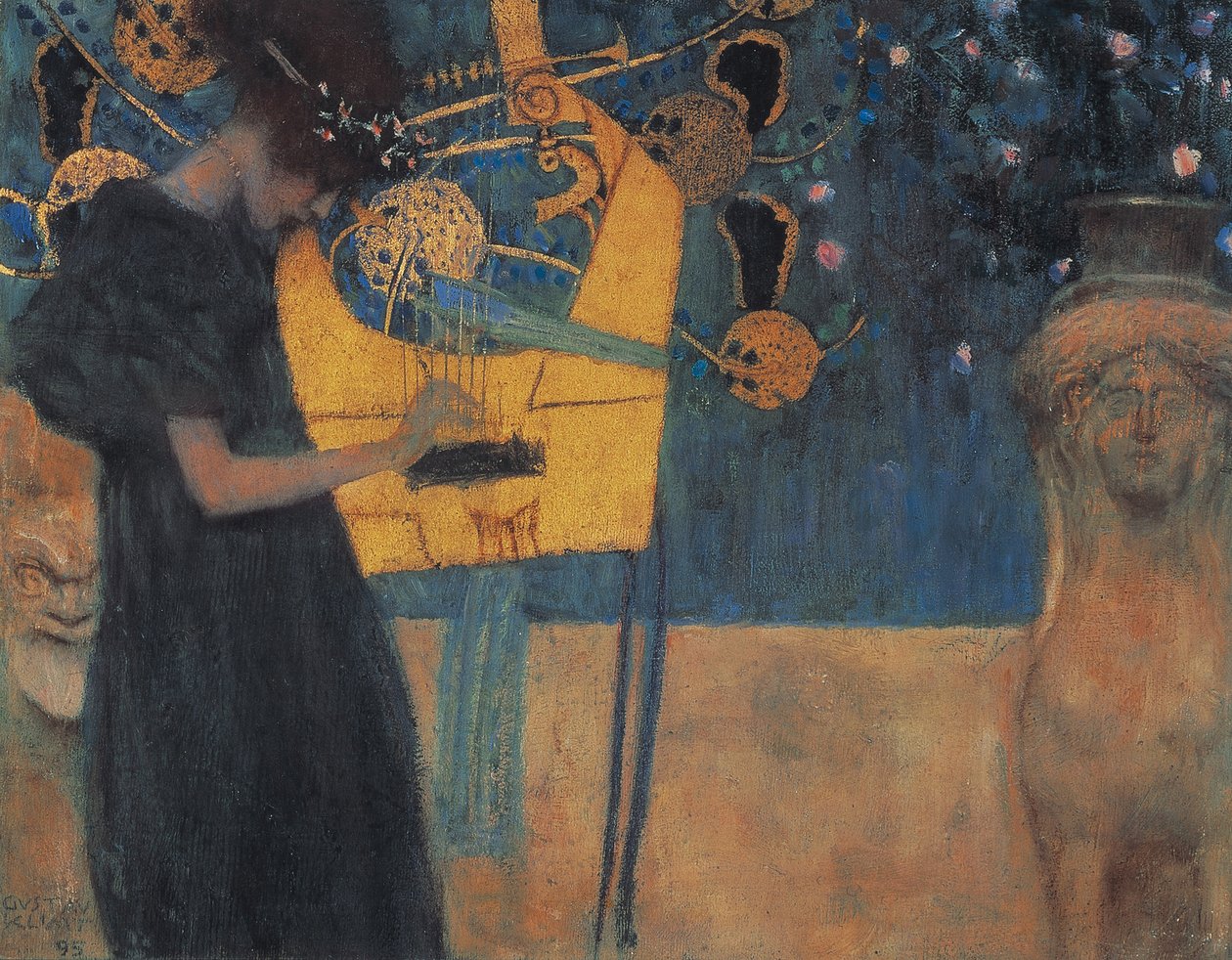 Muzyka (muzyka) autorstwa Gustav Klimt