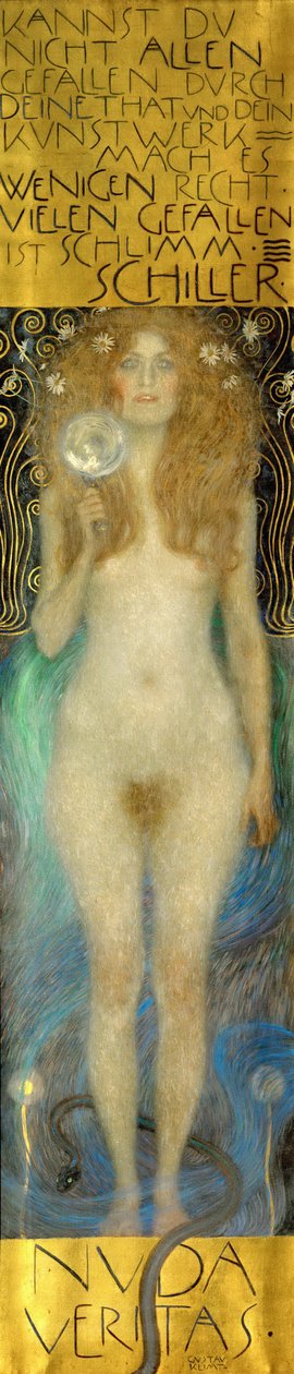 Nuda Veritas, 1899 autorstwa Gustav Klimt