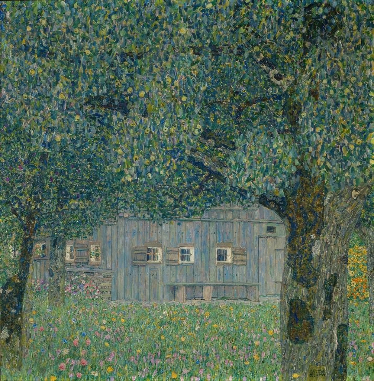 Dom wiejski w Górnej Austrii autorstwa Gustav Klimt