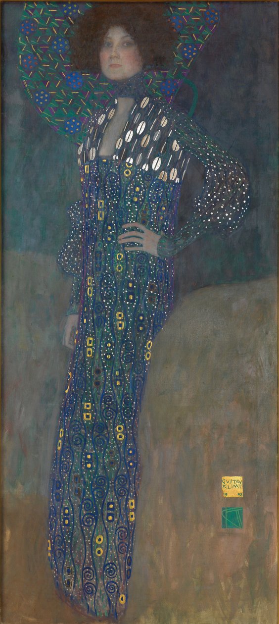 Portret Emilie Flöge autorstwa Gustav Klimt