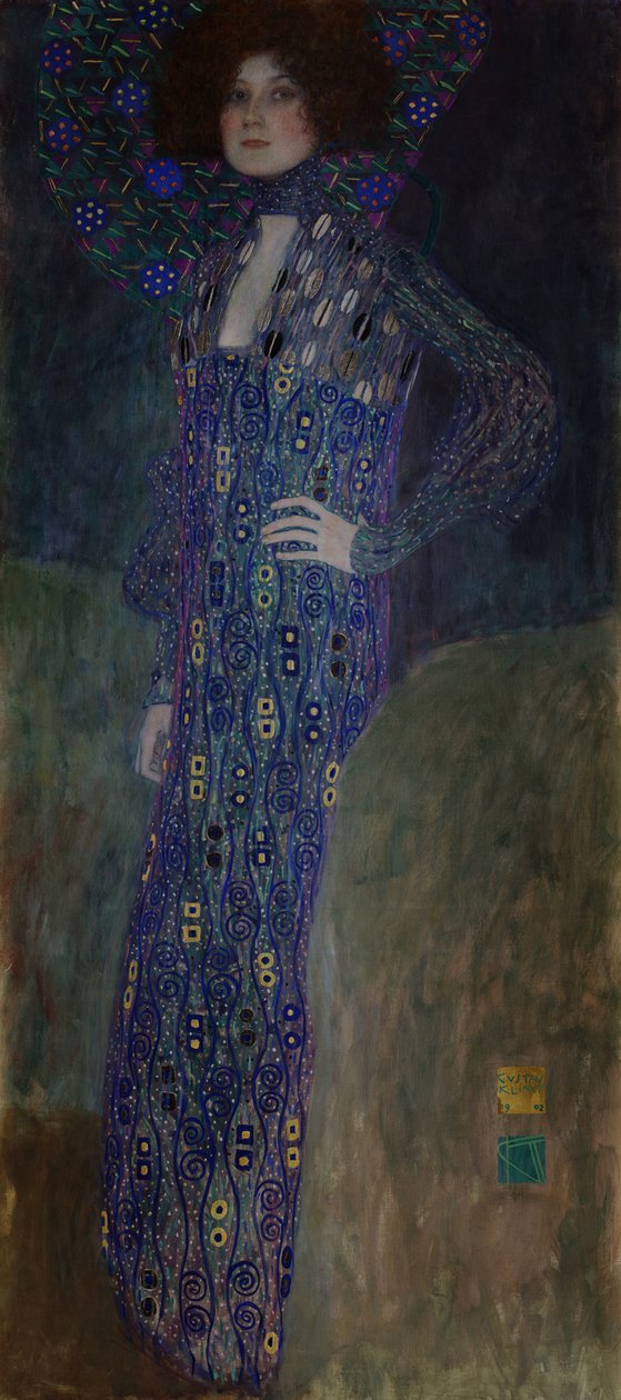 Portret Emilie Flöge, 1902 autorstwa Gustav Klimt