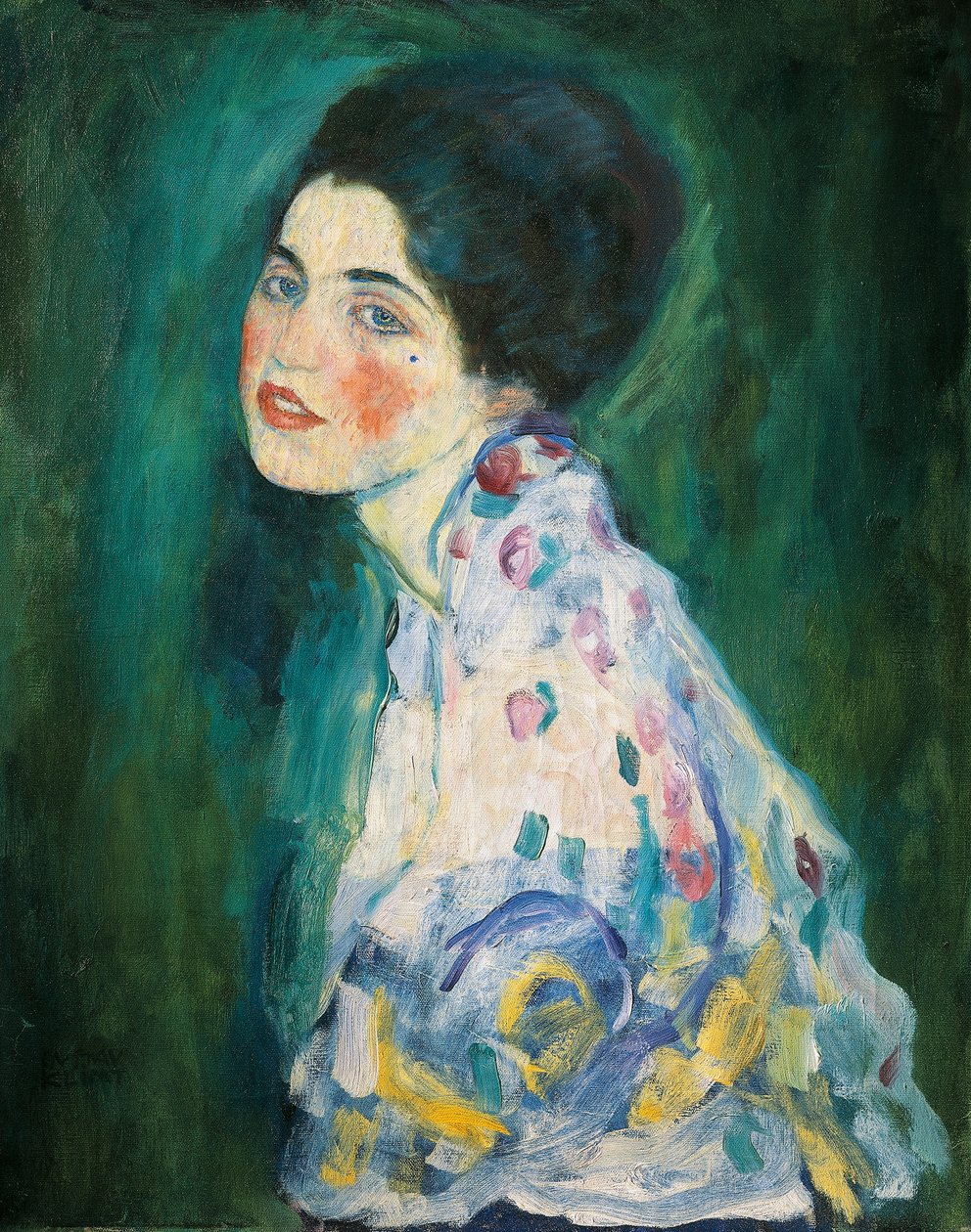 Portret młodej kobiety autorstwa Gustav Klimt