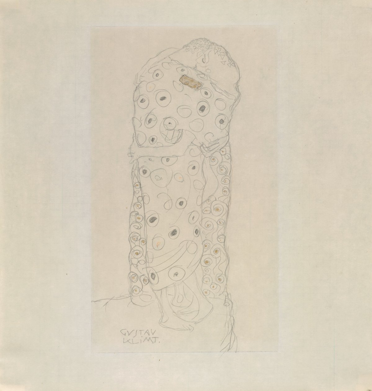 Stała para kochanków, 1907-1908. autorstwa Gustav Klimt