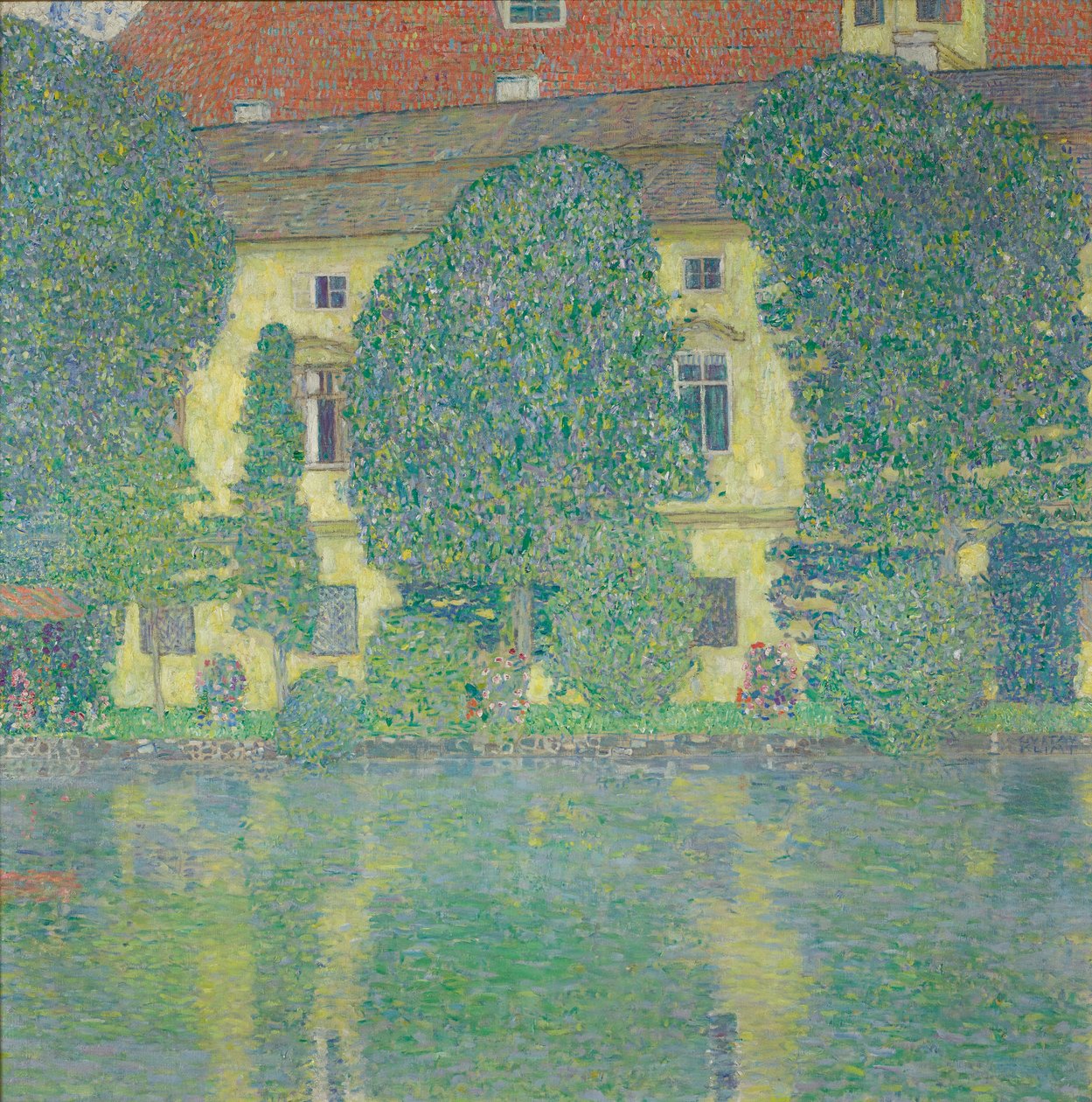 Schlosskammer na Attersee III autorstwa Gustav Klimt