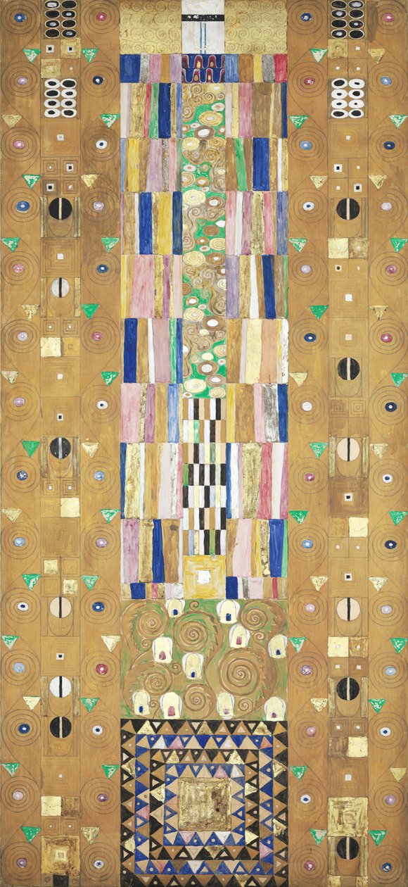 Fryz Stocleta, Szczegół: Rycerz, 1905-1909. autorstwa Gustav Klimt