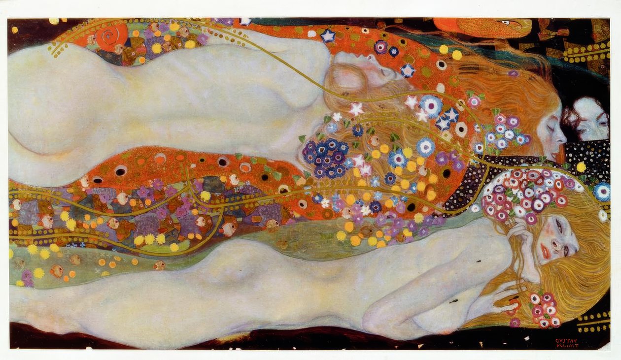 Węże wodne II autorstwa Gustav Klimt