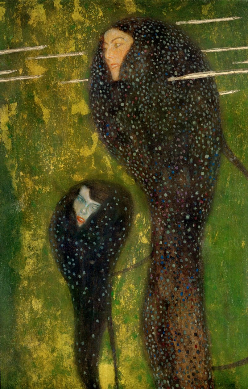Nimfy wodne - rybki srebrne autorstwa Gustav Klimt