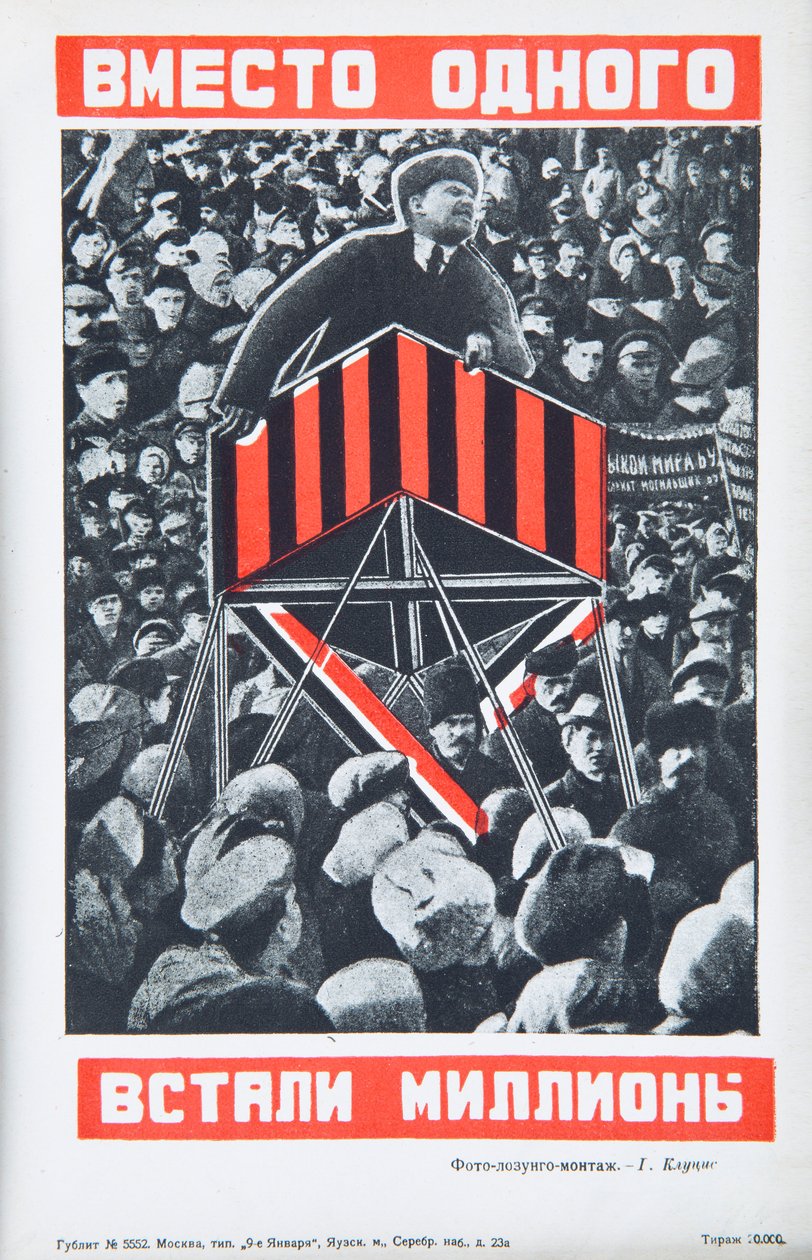 Włodzimierz Lenin, ok. 1934 r. autorstwa Gustav Klutsis
