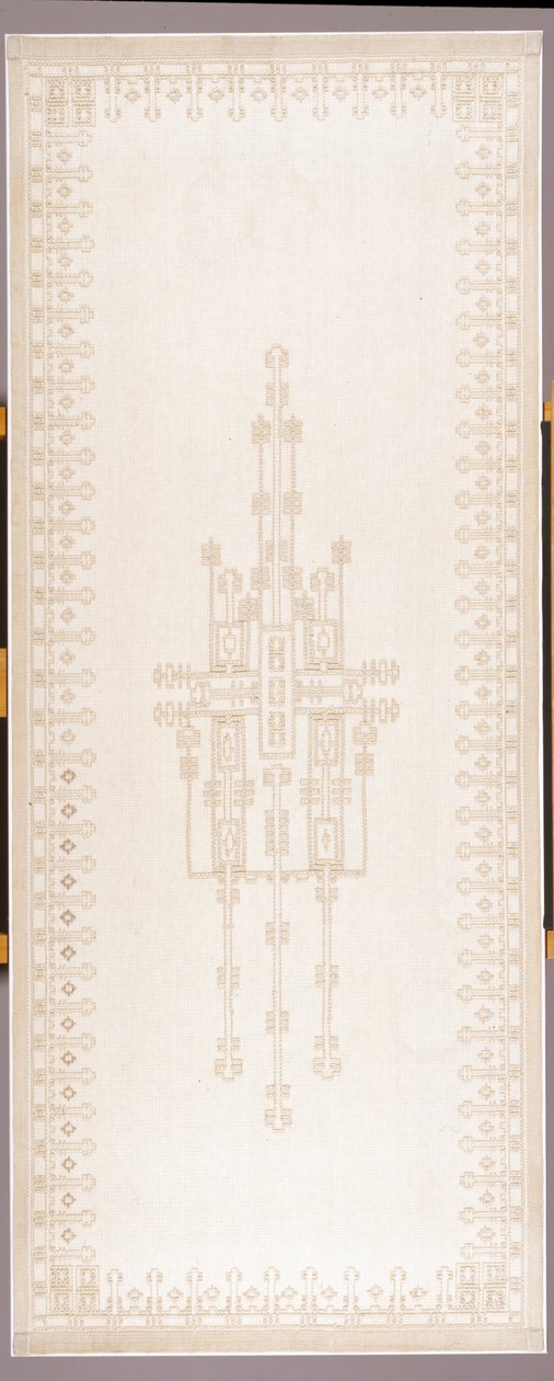 Panel zasłonowy, ok. 1908 (bawełna i len) autorstwa Gustav Stickley
