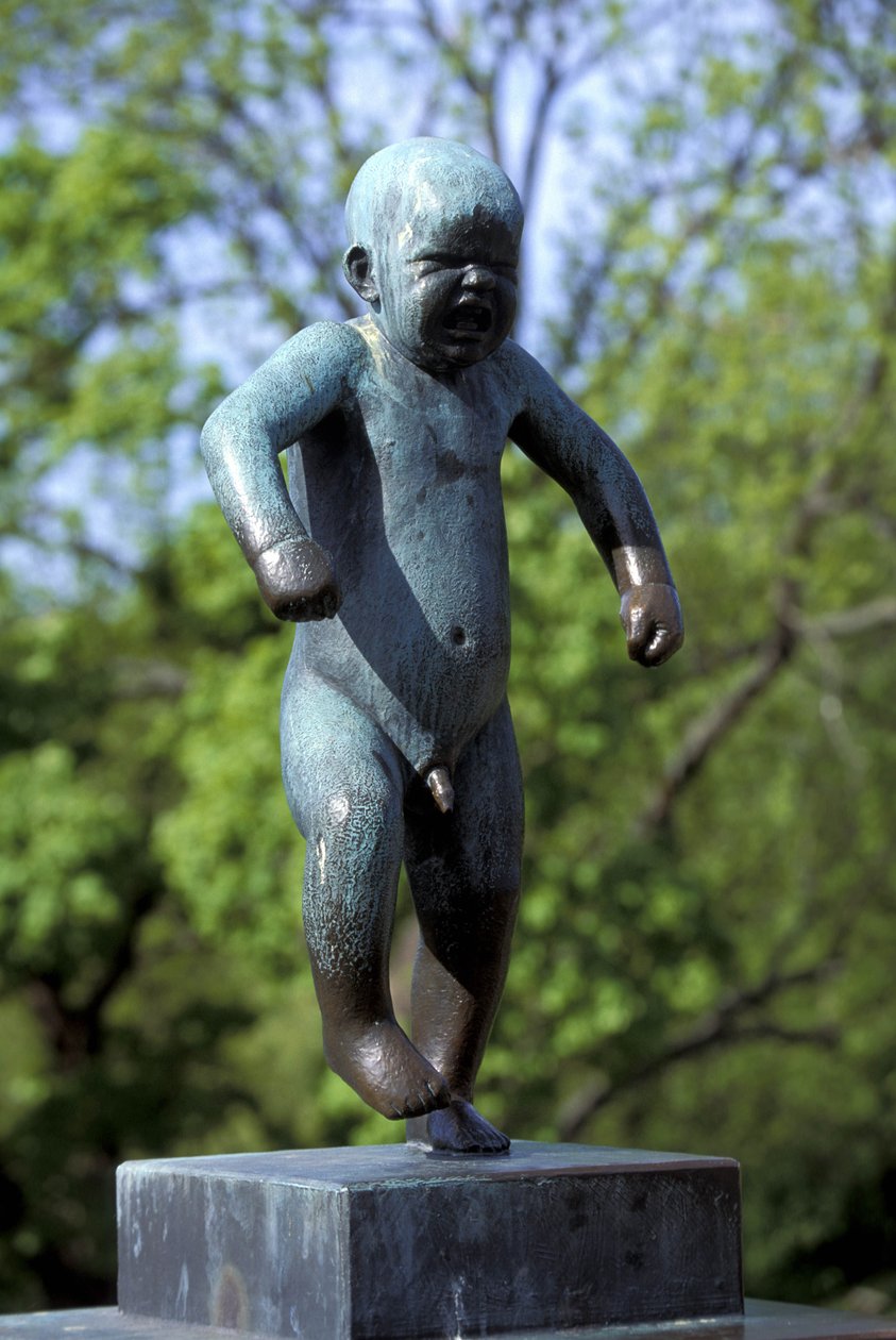 rzeźba, Frognerparken, Oslo, Norwegia, Europa autorstwa Gustav Vigeland