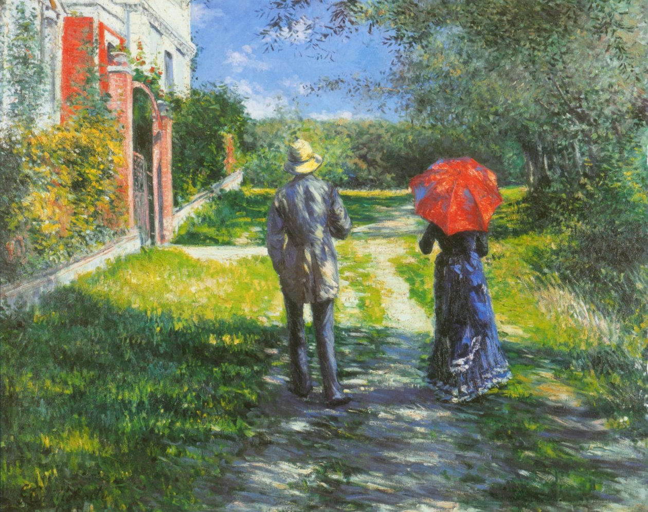 Ścieżka wstępująca autorstwa Gustave Caillebotte