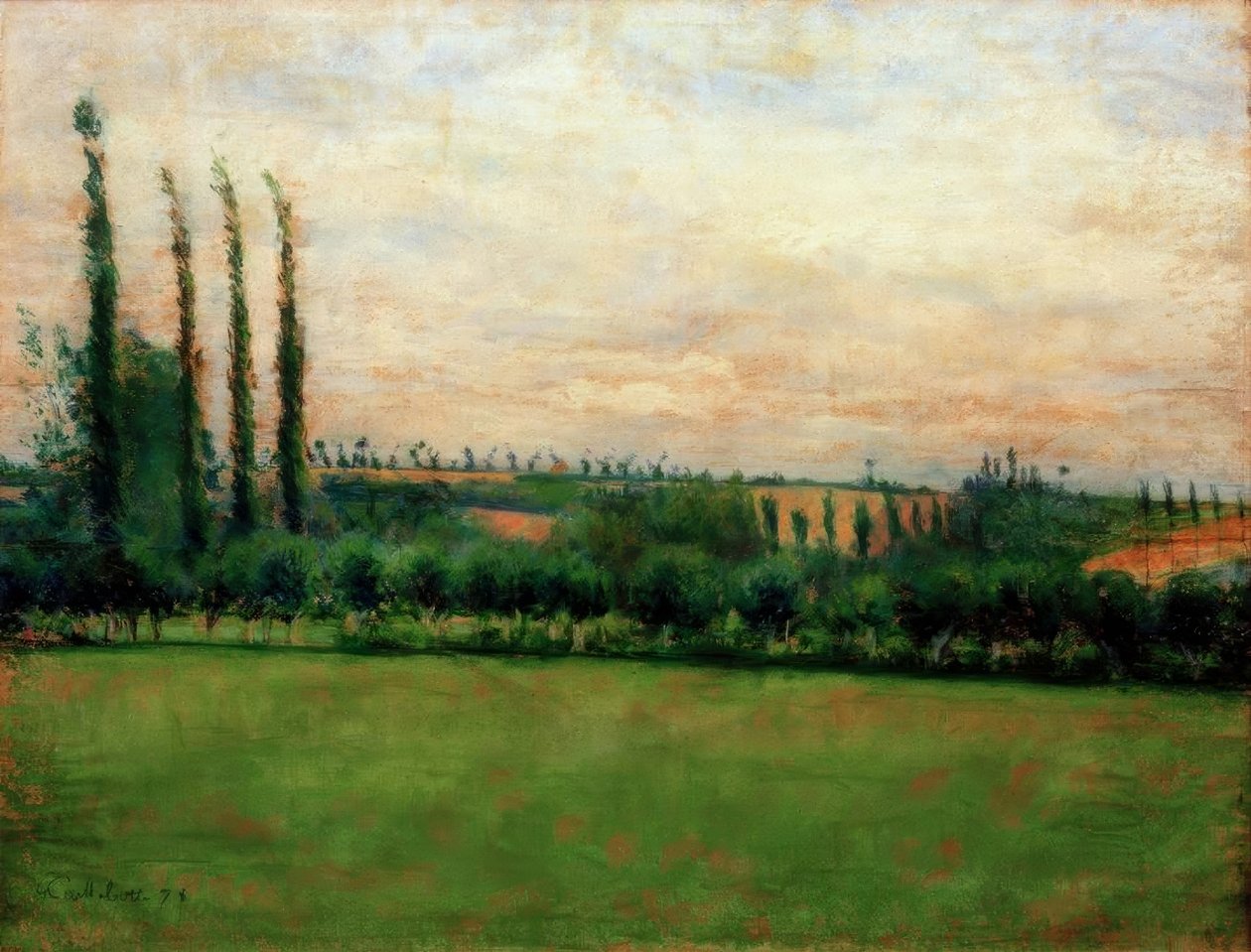Preria autorstwa Gustave Caillebotte