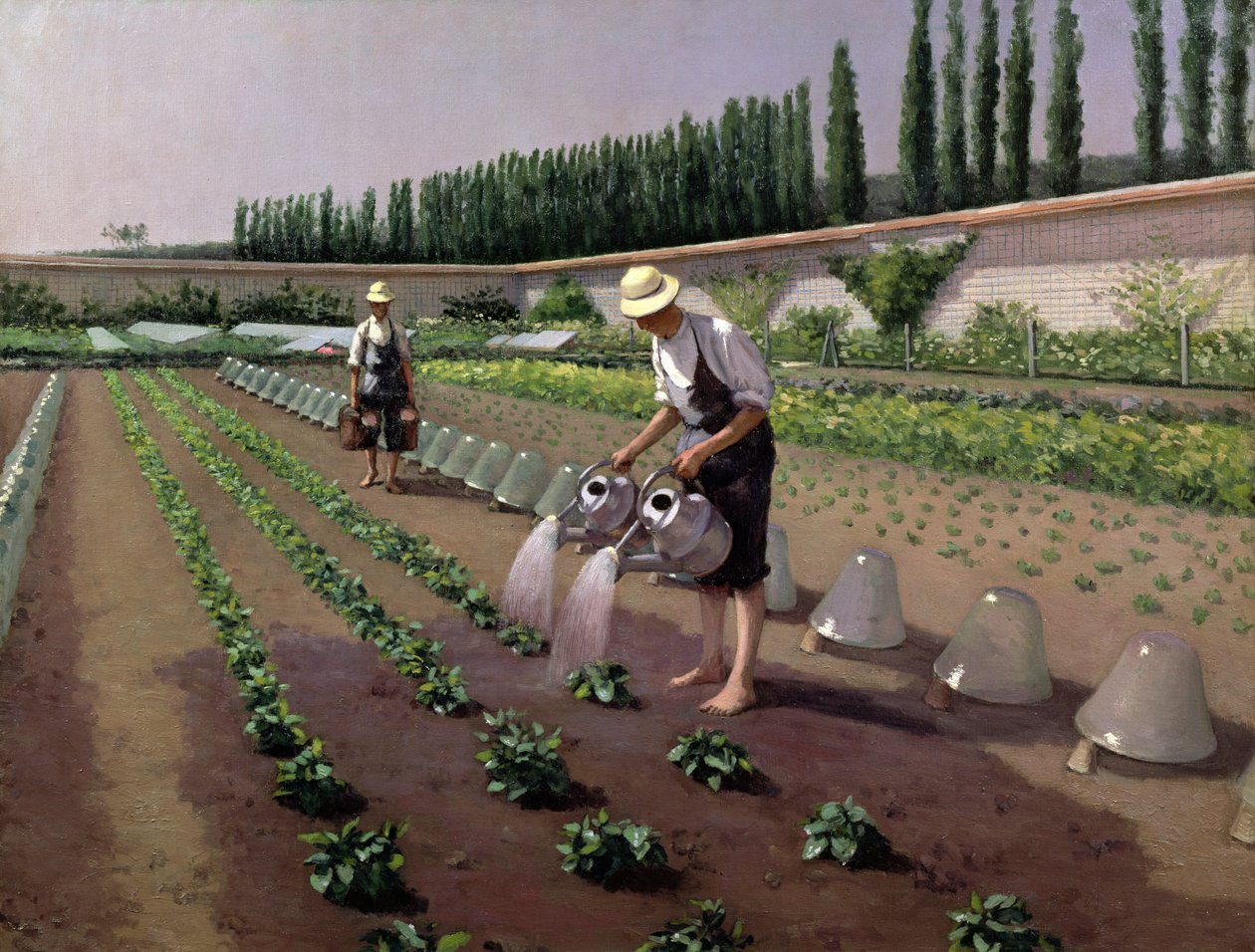 Ogrodnicy autorstwa Gustave Caillebotte