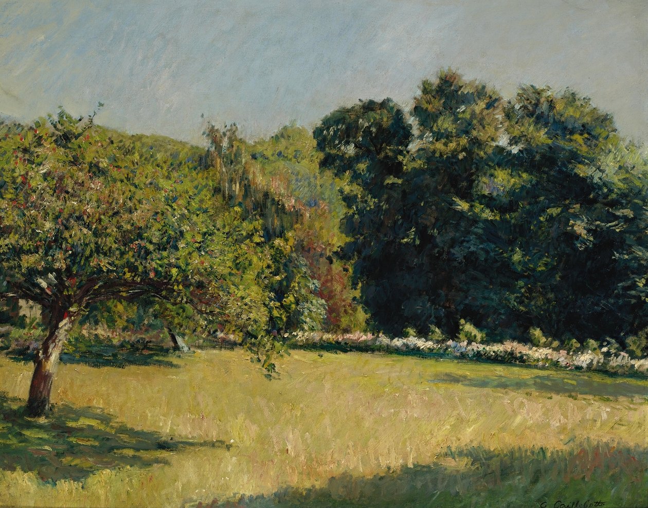 Ogród w Trouville autorstwa Gustave Caillebotte