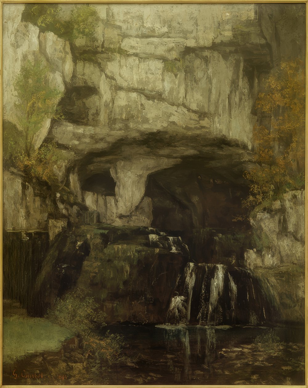 La Source du Lison autorstwa Gustave Courbet