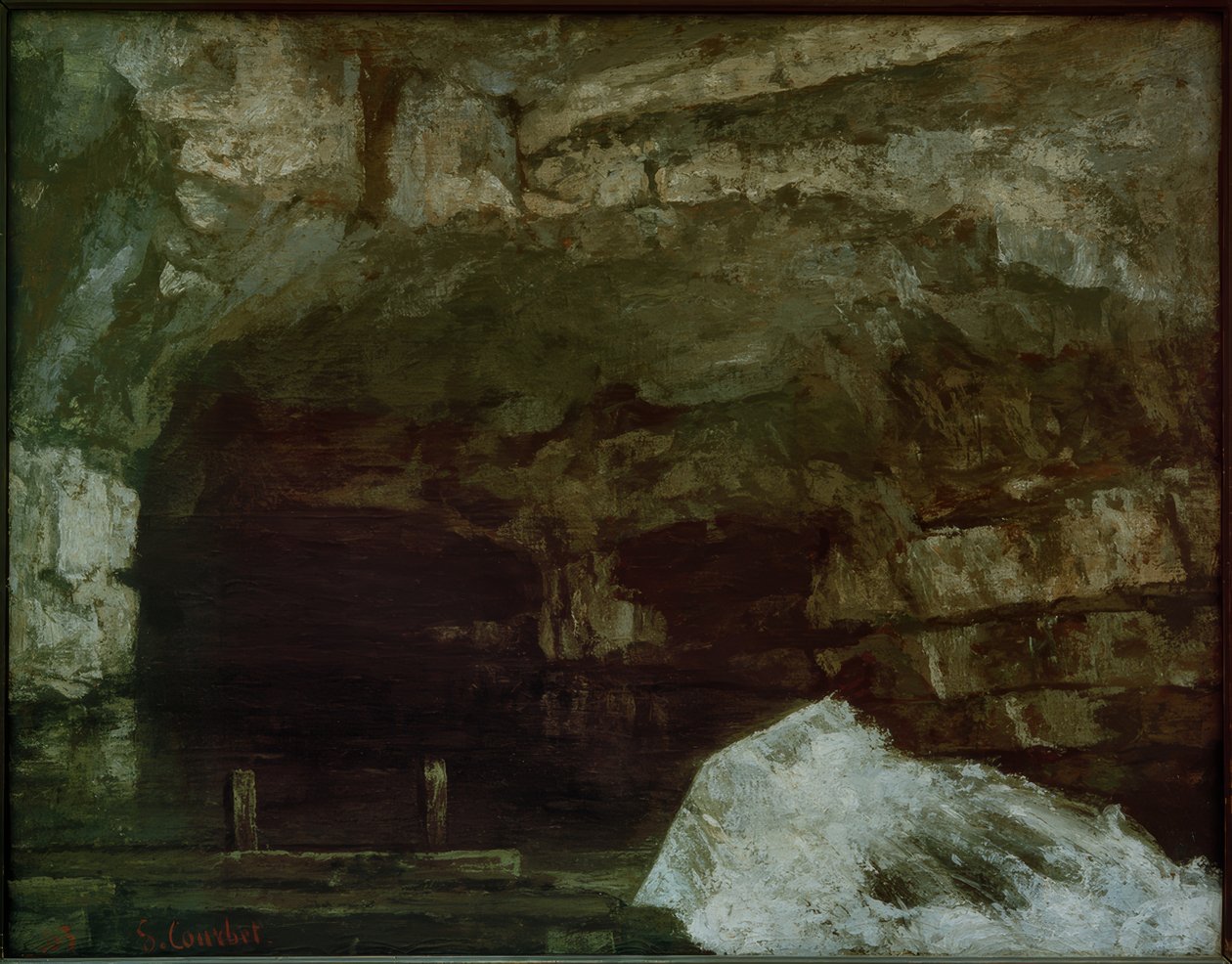 Źródło Loue autorstwa Gustave Courbet