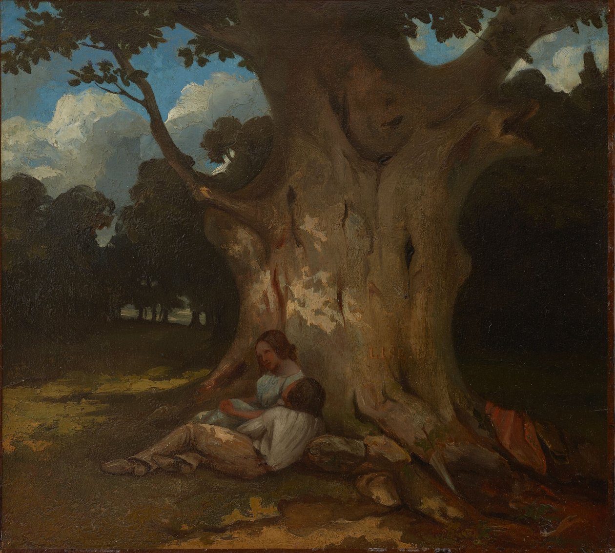 Wielki Dąb autorstwa Gustave Courbet