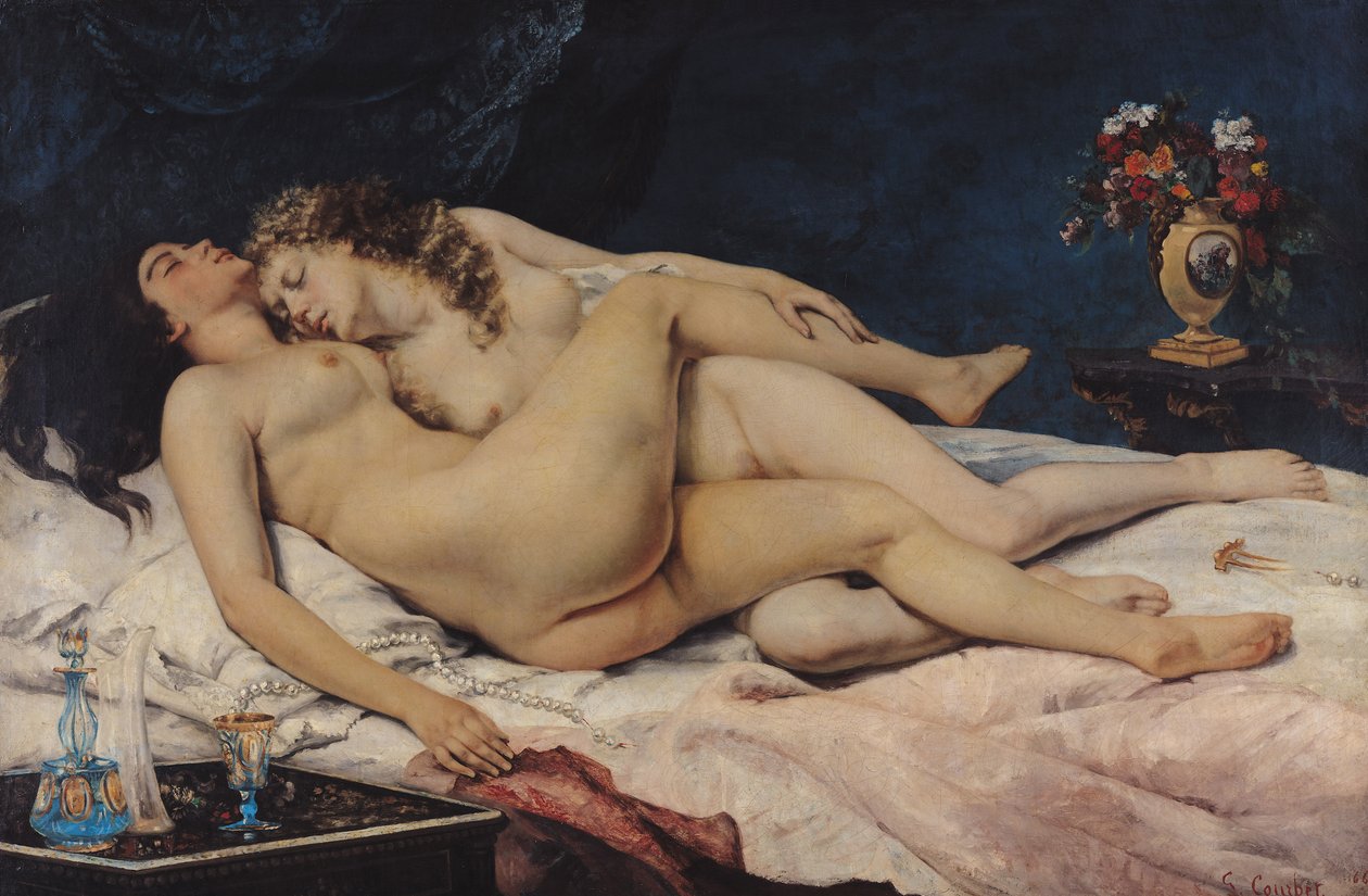 خوب، په 1866 کې پالش شوی autorstwa Gustave Courbet