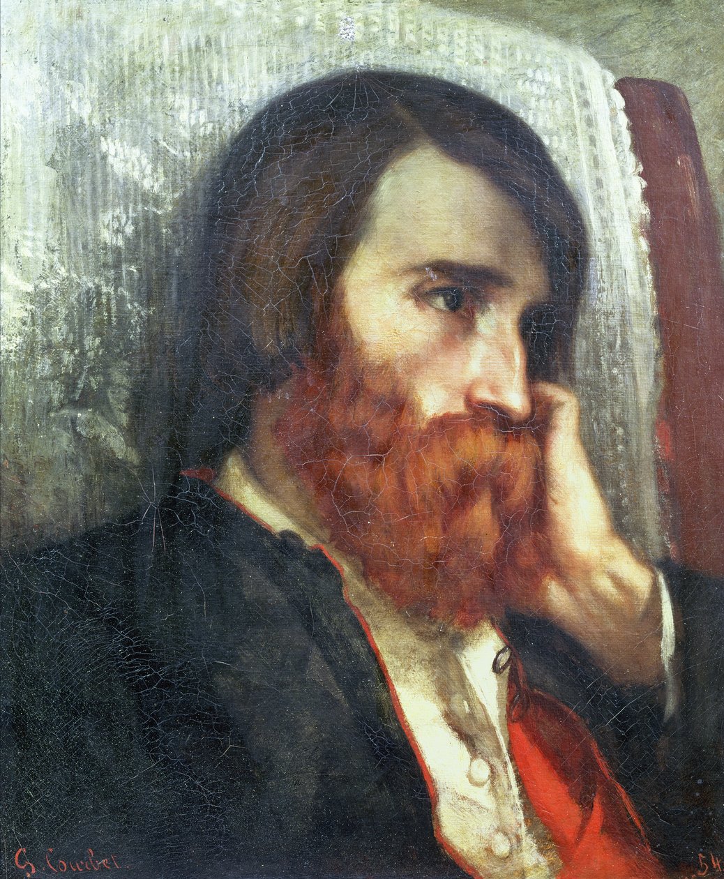 Portret Alfreda Bruyasa autorstwa Gustave Courbet