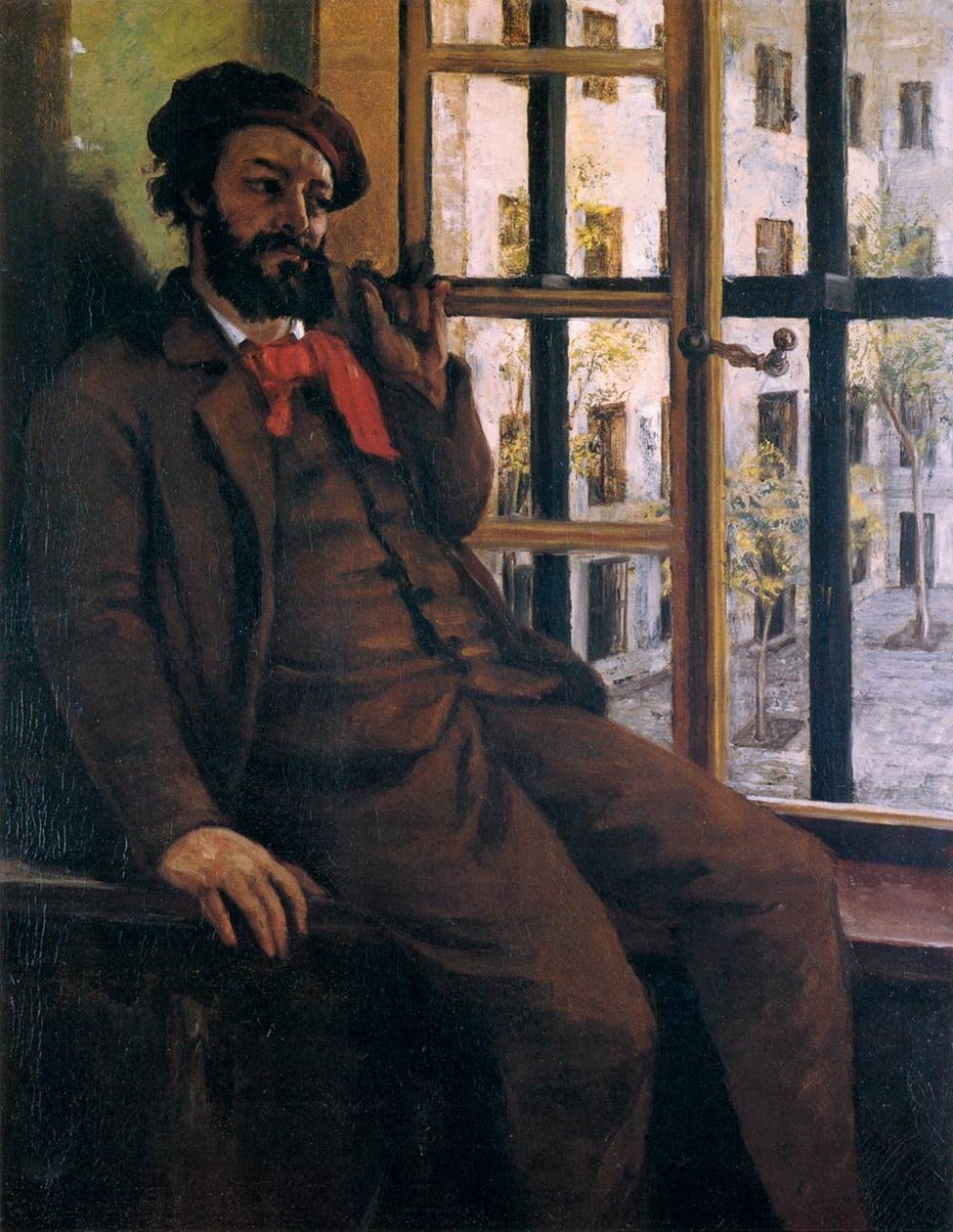 Autoportret w Sainte-Pélagie autorstwa Gustave Courbet
