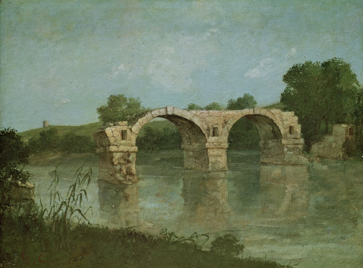 Most w Ambrussum autorstwa Gustave Courbet