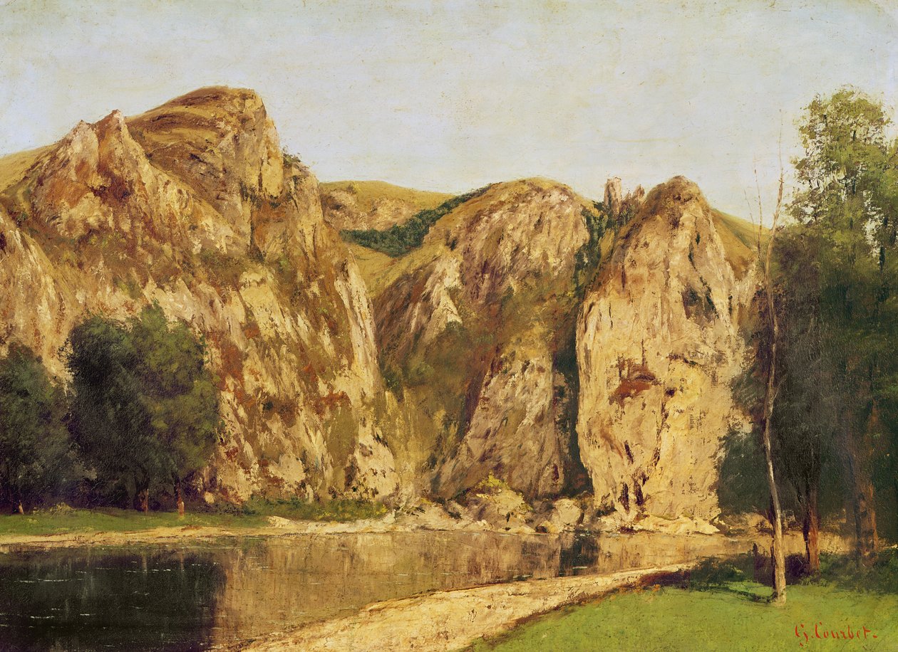 Rzeka Moza, Freyr, ok. 1856 autorstwa Gustave Courbet