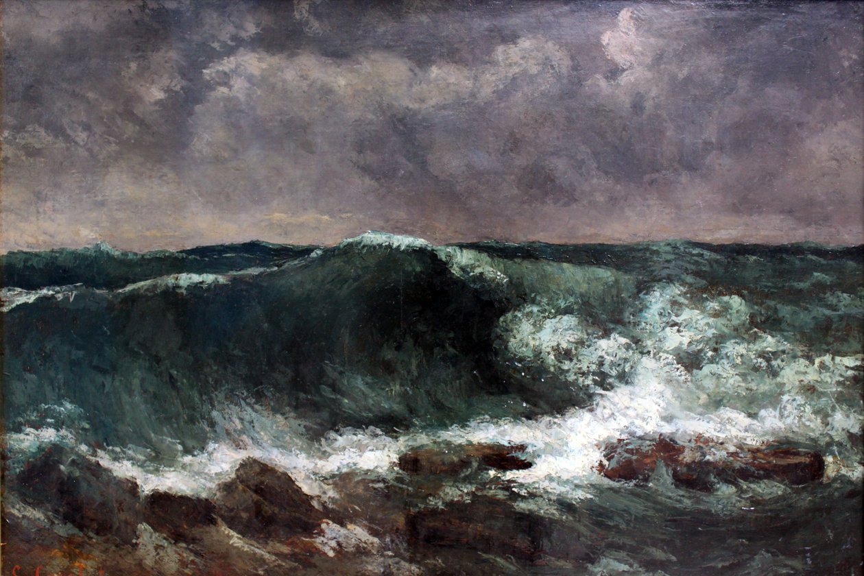 Fala autorstwa Gustave Courbet