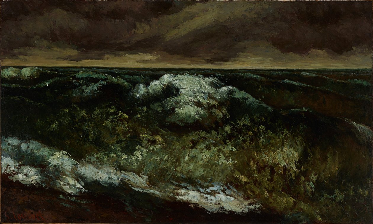 Fala autorstwa Gustave Courbet