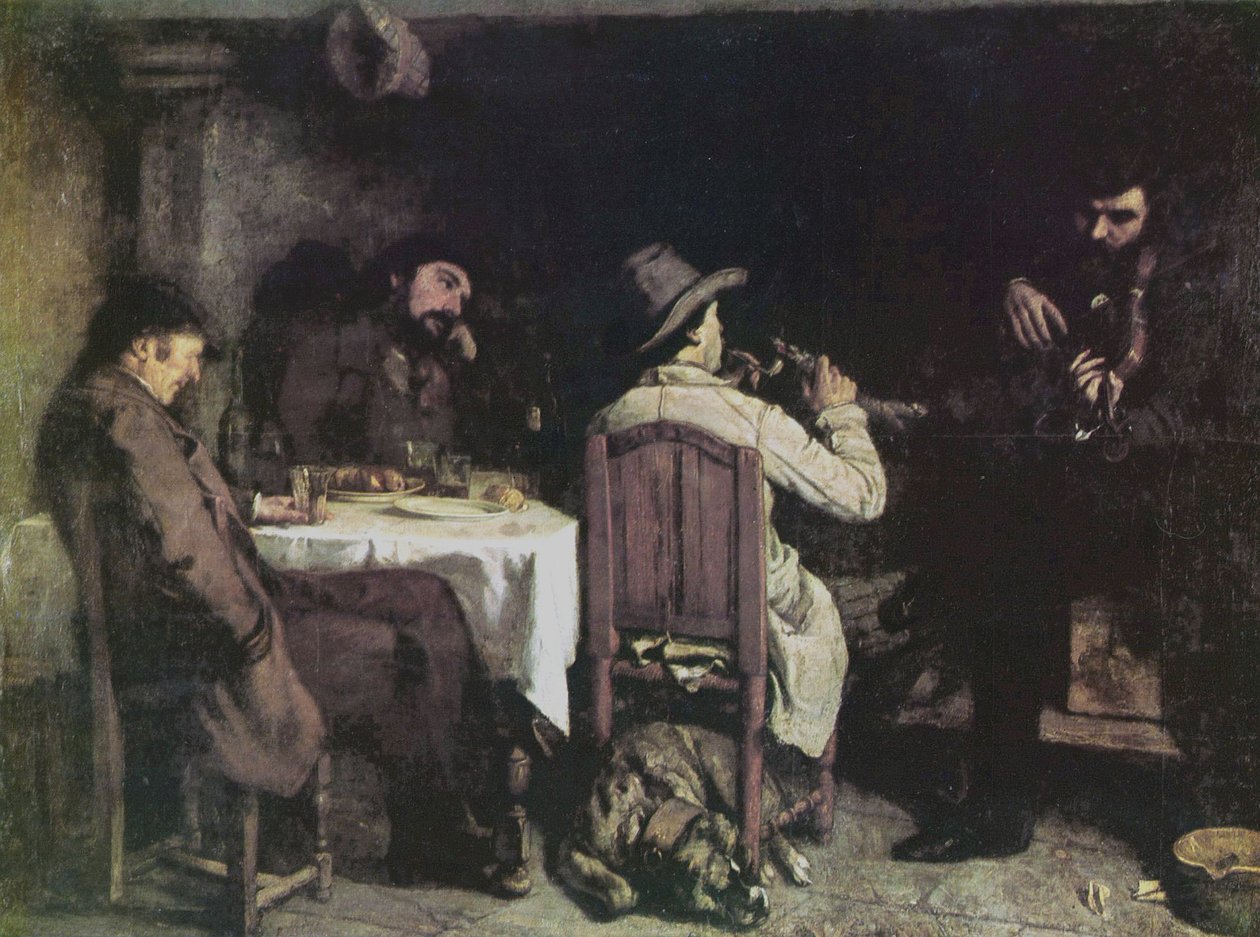 Popołudnie w Ornans autorstwa Gustave Courbet
