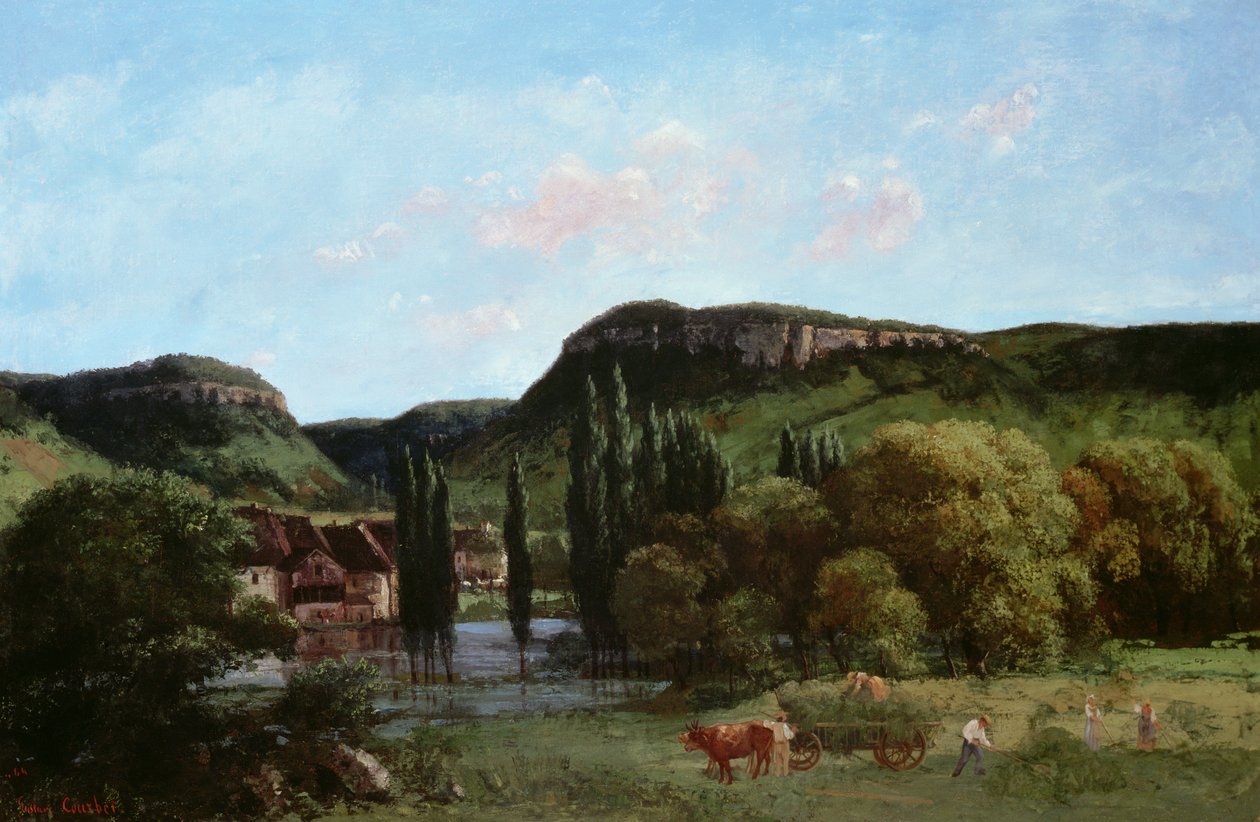Widok Ornansa, 1864 r. autorstwa Gustave Courbet