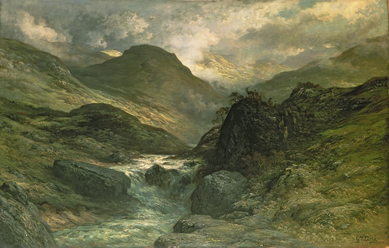 Kanion, 1878 autorstwa Gustave Dore