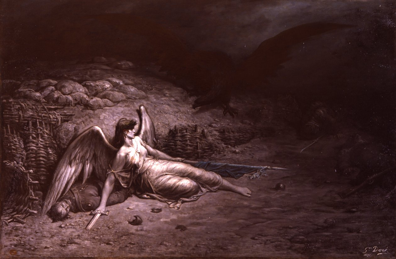 Czarny Orzeł Rosji, 1871 autorstwa Gustave Dore