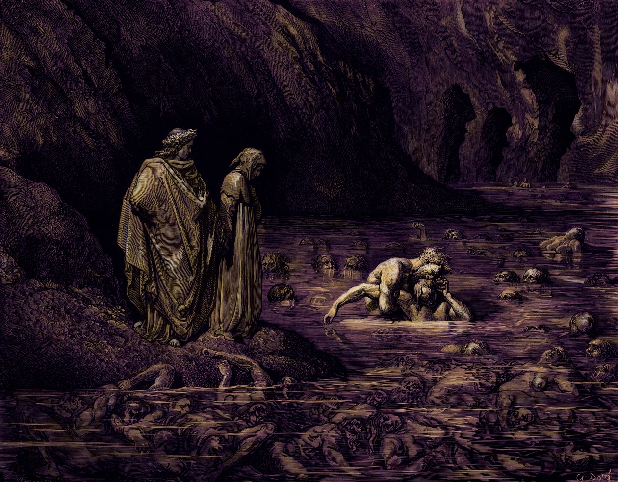 Dante Alighieri Boski autorstwa Gustave Dore