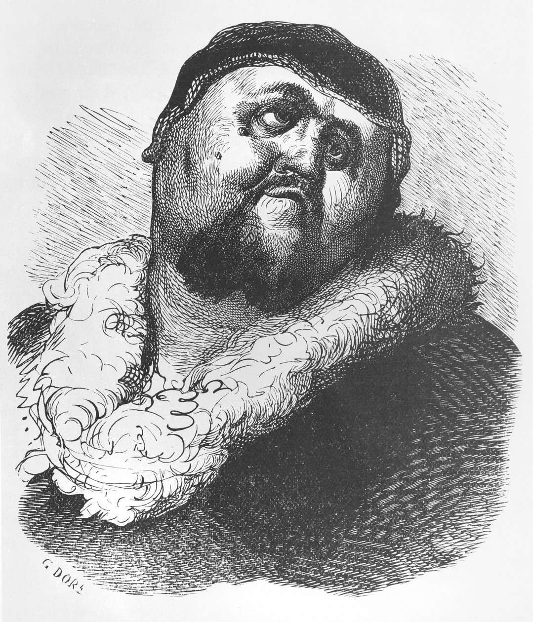 Ilustracja z „Gargantua i Pantagruel”, autorstwa François Rabelais autorstwa Gustave Dore